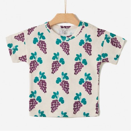  Yell-oh!! T-shirt  Εκρού Grapes